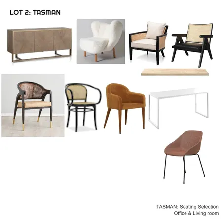 Tasman: Seating selection Interior Design Mood Board by Flyingmouse inc on Style Sourcebook