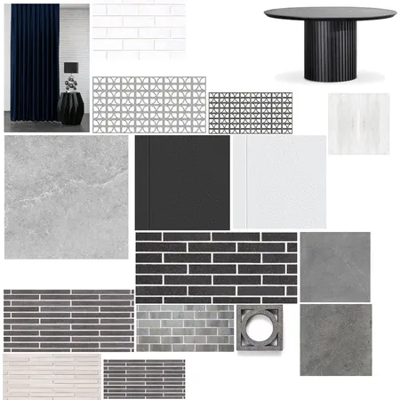 B & W Interior Design Mood Board by DKD on Style Sourcebook