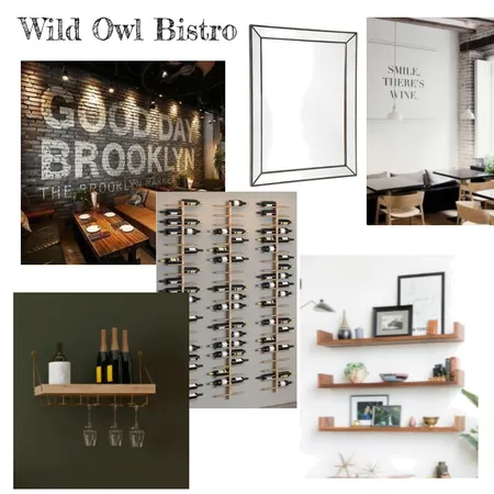 Wild Owl Bistro Interior Design Mood Board by Jessica on Style Sourcebook