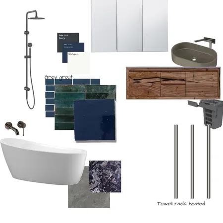 Bathroom 1 Interior Design Mood Board by Knewport1 on Style Sourcebook