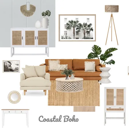 Coastal boho Interior Design Mood Board by bethbrown on Style Sourcebook