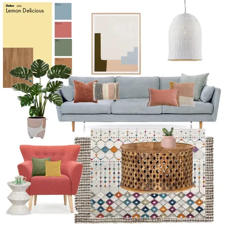 Living room 2020 colour Interior Design Mood Board by BRAVE SPACE interiors on Style Sourcebook