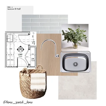 Laundry Interior Design Mood Board by @home_scandi_home on Style Sourcebook