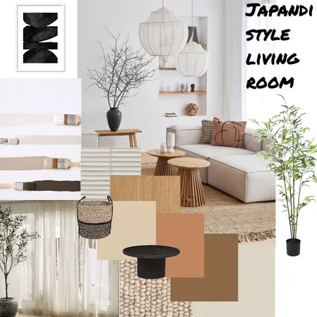 Japandi style living room Interior Design Mood Board by Jules Taylor on Style Sourcebook