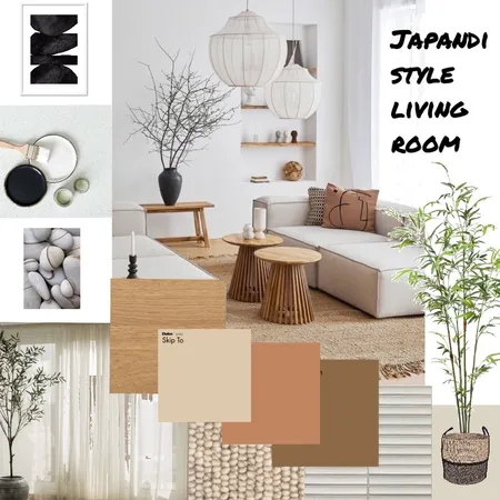 Japandi style living roomv2 Interior Design Mood Board by Jules Taylor on Style Sourcebook