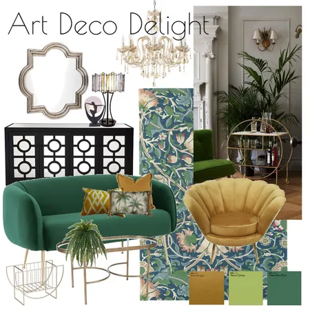 Art Deco Delight Interior Design Mood Board by Styled By Lorraine Dowdeswell on Style Sourcebook