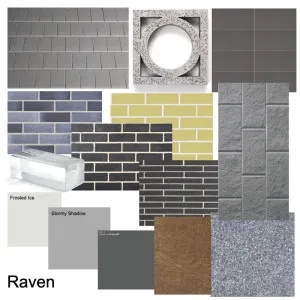 Raven Colour Palette Interior Design Mood Board by Brickworks Building Products on Style Sourcebook