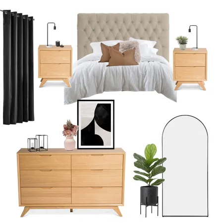 Bedroom 1 option 2 Interior Design Mood Board by NatalieSakoulas on Style Sourcebook