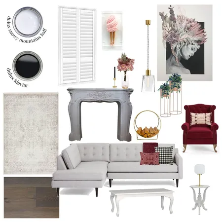 Modern Victorian Living Room Interior Design Mood Board by RelmResidential on Style Sourcebook