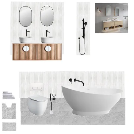 Master Bathroom Interior Design Mood Board by Nang on Style Sourcebook