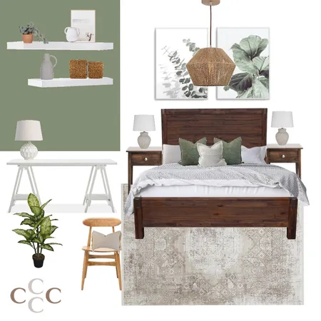 Lindsay & Matt - Guest Room Interior Design Mood Board by CC Interiors on Style Sourcebook