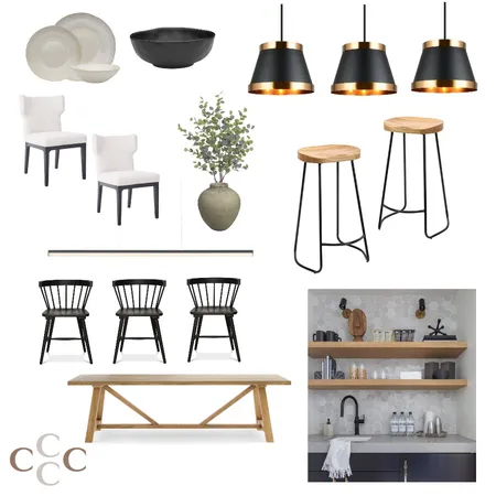 Lindsay & Matt Dining/Kitchen Interior Design Mood Board by CC Interiors on Style Sourcebook