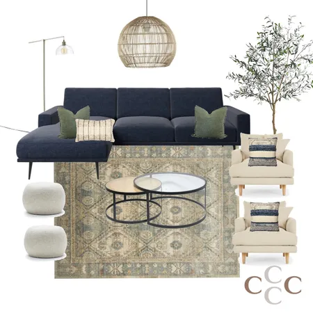 Pond Project - Living Room Interior Design Mood Board by CC Interiors on Style Sourcebook