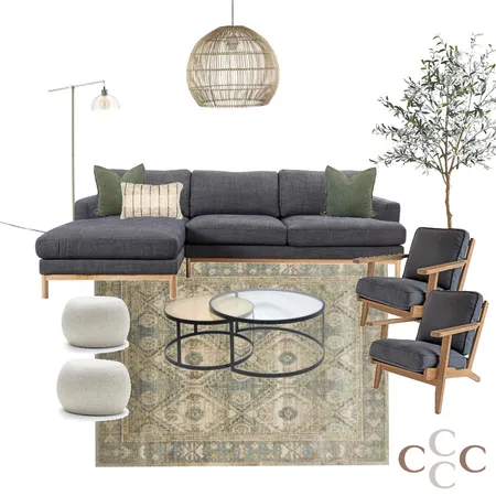 Pond Project - Living Room Interior Design Mood Board by CC Interiors on Style Sourcebook