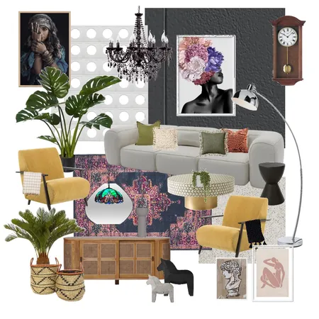 Eclectic living Interior Design Mood Board by GK ESTÚDIO on Style Sourcebook