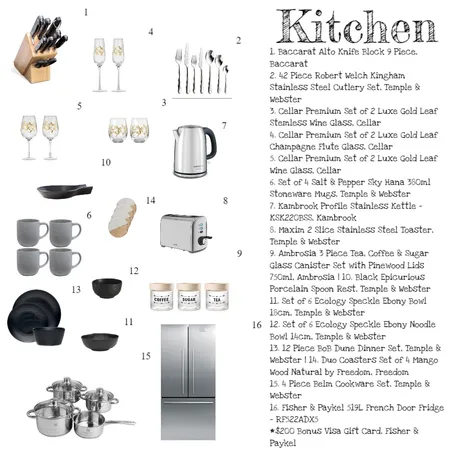 Kitchen Interior Design Mood Board by InteriorYens on Style Sourcebook