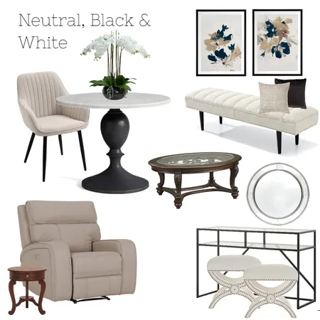 Kay and Ross Lounge dining option 1 Interior Design Mood Board by The Ginger Stylist on Style Sourcebook