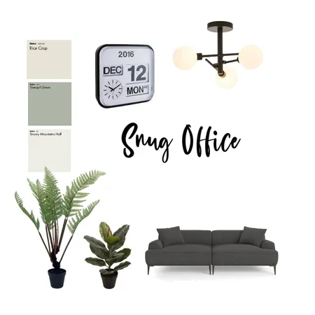 Snug/Office Interior Design Mood Board by mymoderndollshouse on Style Sourcebook