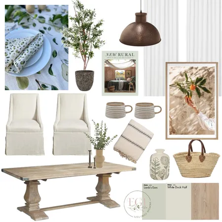Autumn Dining Room Interior Design Mood Board by Eliza Grace Interiors on Style Sourcebook