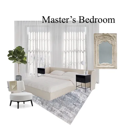 Master’s Bedroom Interior Design Mood Board by Wildcardria on Style Sourcebook