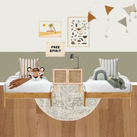 Kids Guest Bedroom Interior Design Mood Board by Style and Leaf Co on Style Sourcebook