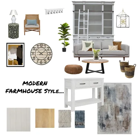 modern farmhouse style Interior Design Mood Board by RICHEL ALMAZAN on Style Sourcebook