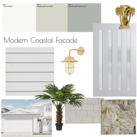 Coastal Exterior Facade Interior Design Mood Board by emmyjane on Style Sourcebook