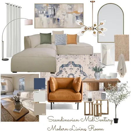 Midcentury Modern Scandanavian Interior Design Mood Board by Reynaguelos on Style Sourcebook