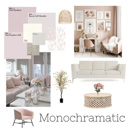 Monochramatic Interior Design Mood Board by Jillianmelle on Style Sourcebook