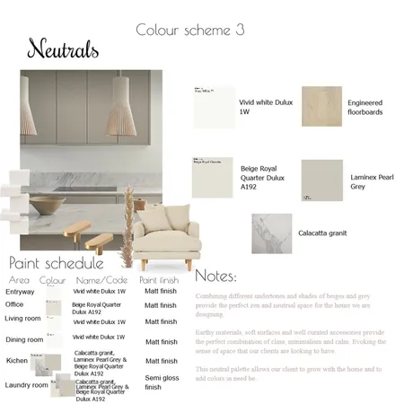 Colour Scheme 3 Interior Design Mood Board by CynthiaLaincy on Style Sourcebook