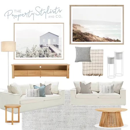 Seaford AirBnB Lounge Interior Design Mood Board by The Property Stylists & Co on Style Sourcebook
