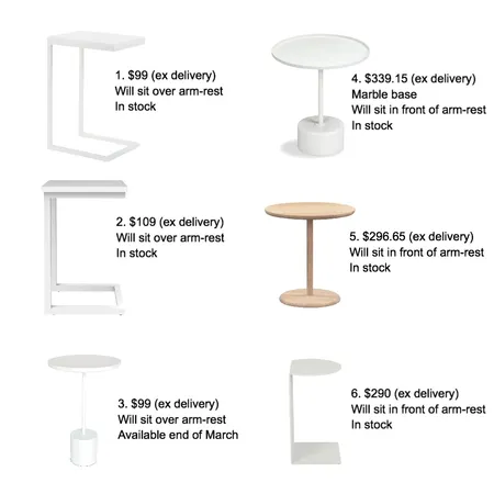 Favier Side Table options Interior Design Mood Board by Styled Interior Design on Style Sourcebook