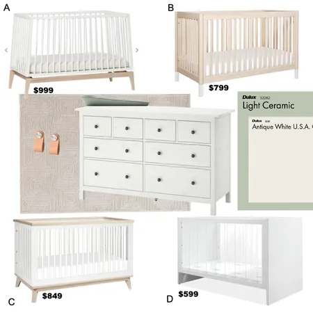 Nursery cot options #3 Interior Design Mood Board by jessica.m.cameron@hotmail.com on Style Sourcebook