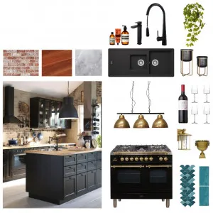 Industrial chic kitchen Interior Design Mood Board by Joby1 on Style Sourcebook
