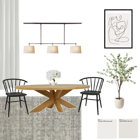 Transitional Dining Room Interior Design Mood Board by Airey Interiors on Style Sourcebook