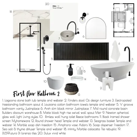 bathroom 2 Interior Design Mood Board by lals on Style Sourcebook