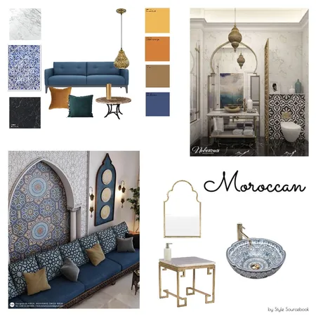 Moroccan Interior Design Mood Board by karinkaak on Style Sourcebook