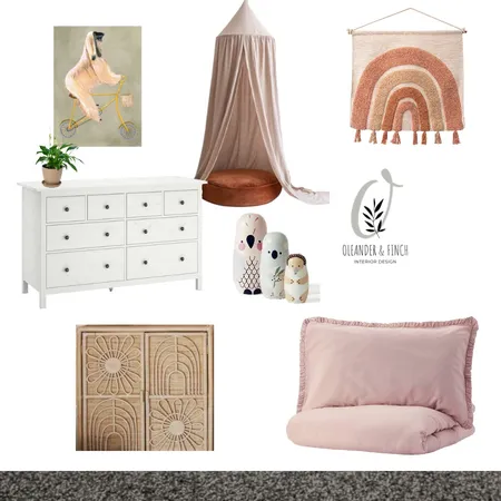 Leahs room Interior Design Mood Board by Oleander & Finch Interiors on Style Sourcebook
