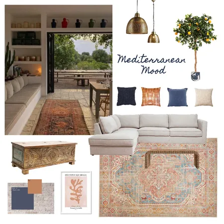 Mediterranean mood Interior Design Mood Board by Ciara Kelly on Style Sourcebook