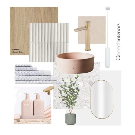 Ensuite Interior Design Mood Board by A & H Interiors on Style Sourcebook