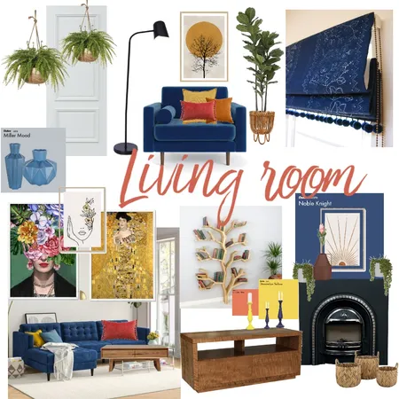 Energetic Living Room Interior Design Mood Board by swiecicka on Style Sourcebook
