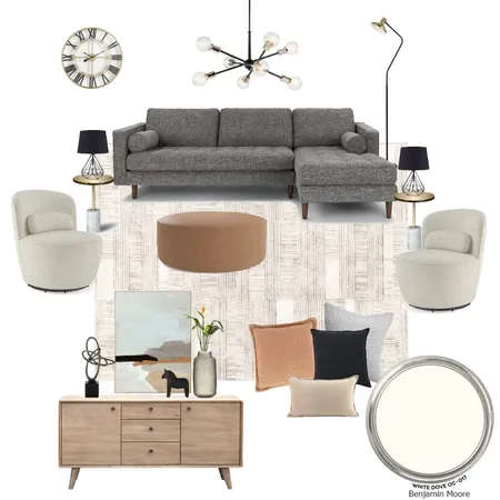 Staging Proposal - Living Room Interior Design Mood Board by Sohee on Style Sourcebook