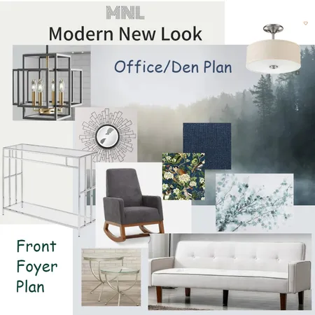 Dan's Office/Den and Foyer Interior Design Mood Board by Lasile on Style Sourcebook