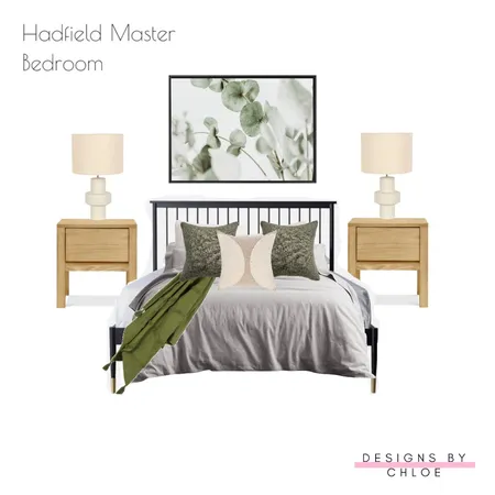Hadfield Master Bedroom Interior Design Mood Board by Designs by Chloe on Style Sourcebook