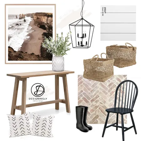 Rustic Farmhouse Entry ll Interior Design Mood Board by Designingly Co on Style Sourcebook