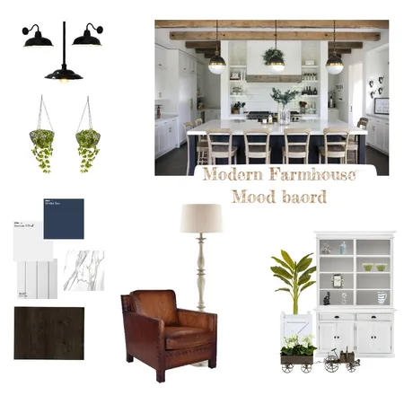 Modern Farmhouse Interior Design Mood Board by SaraBusari on Style Sourcebook