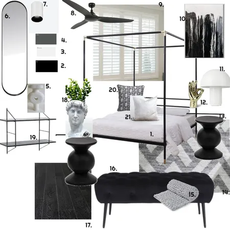 master bedroom Interior Design Mood Board by teresa arena on Style Sourcebook