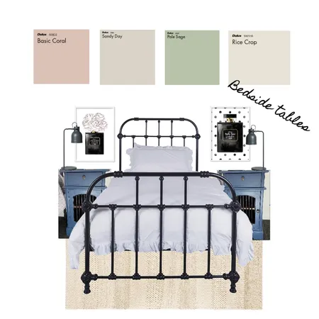 blue bedsides Interior Design Mood Board by marleyandgus on Style Sourcebook