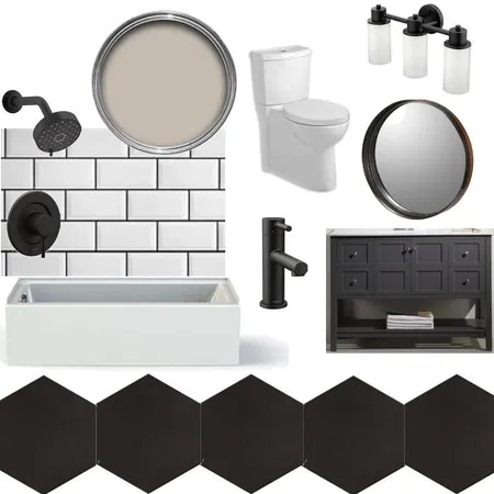 Main Bathroom Interior Design Mood Board by TanyaSellars2016 on Style Sourcebook