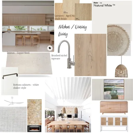 Kitchen Living Dining Interior Design Mood Board by jayneclark on Style Sourcebook